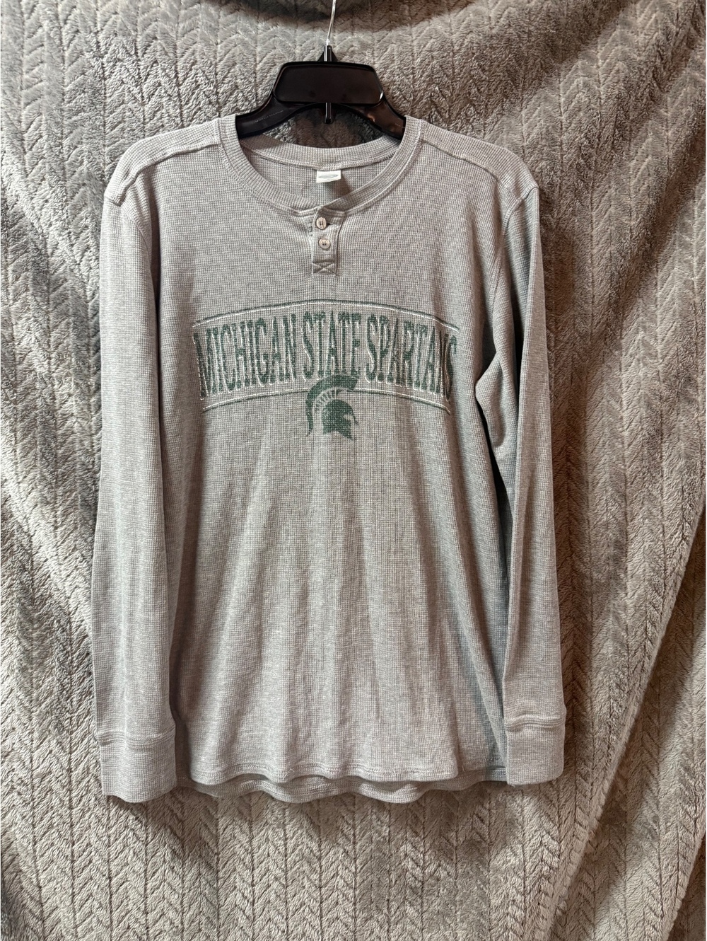Concepts Michigan State Spartans Long Sleeve Thermal Shirt Medium
